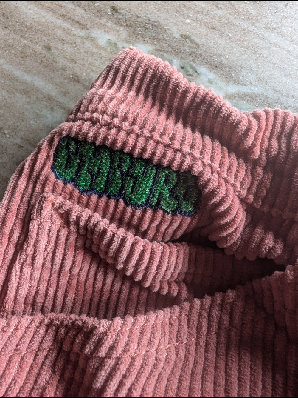 Empyre Mauve-Pink High-Waist Corduroy Shorts - Picture 2 of 7